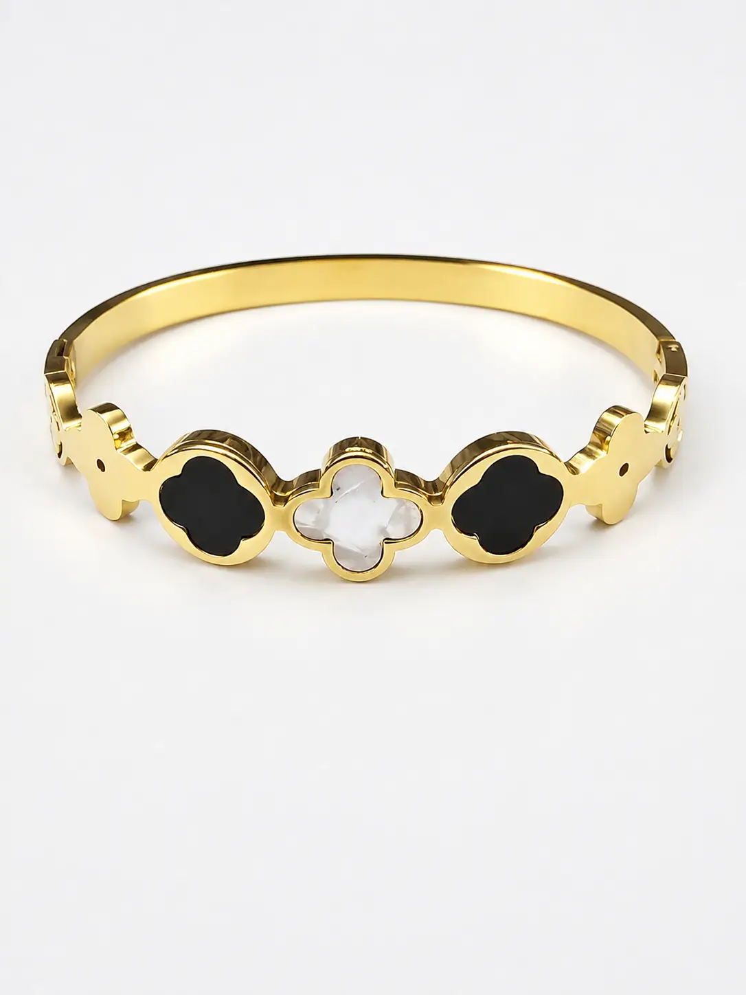 Midnight Clover Luxe Bangle