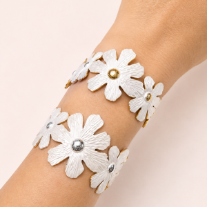 Golden Bloom Statement Cuff