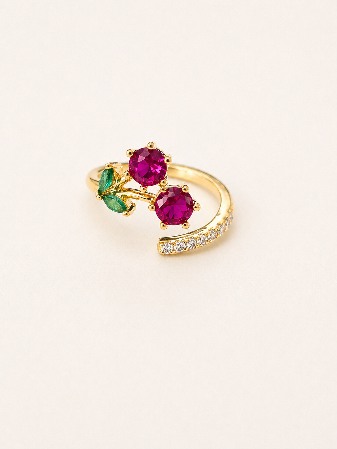 ✨ Cherry Blossom Spark Ring
