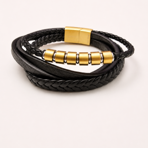 Titan Noir Layered Bracelet 🖤✨