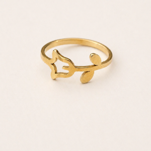 Golden Blossom Ring