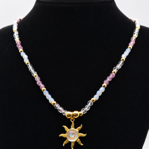 Solara Sunset Beaded Necklace