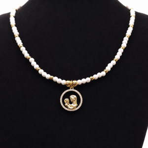 Elena Mother & Child Necklace