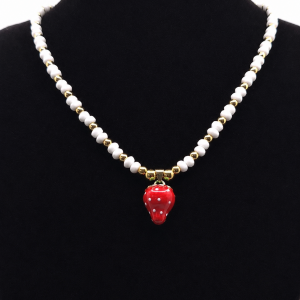 Fraise Strawberry Necklace